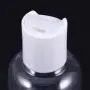 15Pcs 75ml Wiederbefüllbare Pumpenflasche mit Deckel – Leermatten für Lotion, Creme, Reiseflasche (zufällige Deckelfarbe)