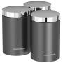 Morphy Richards Storage Canisters, Titanium, Set of 3