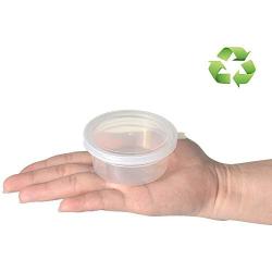 Slime Jars With Lids - Slime Containers for Slime Supplies - Plastic Container for Slime Foam Ball Storage Containers with Lids for 45g Slimes (4.5oz) by