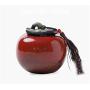 QIANZICAI Tea Cans, Red Persimmon Ceramic Storage Jars, Everything Goes Well, Creative Gifts, Gifts/Ornaments Tea Ceremony Accessories (Color : Red)
