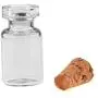 Mini Klar Glasflaschen Beutel Leere Probenbehälter mit Stopfen, für Hochzeiten, Wunschflasche, 50 Stück 0,5 ml