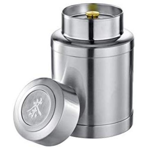 storage jar Grain container Food container Storage Box，Double vacuum sealed 304 stainless steel thickened storage tank