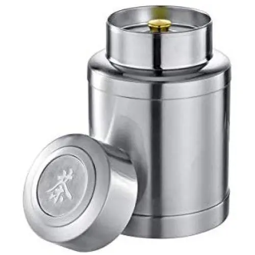 storage jar Grain container Food container Storage Box，Double vacuum sealed 304 stainless steel thickened storage tank