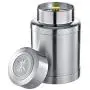 storage jar Grain container Food container Storage Box，Double vacuum sealed 304 stainless steel thickened storage tank