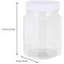 Hemoton 8pcs Plastic Jars Storage Containers Cereal Dry Food Storage Container Airtight Leakproof Plastic Storage Bottle for Cereal Sugar Rice Snacks (360ml)