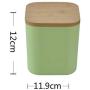 3pcs Dry Grains Food Storage Container Jars with Bamboo Lids Kitchen Organizers Storage Case