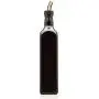 Unendliche Glasbehälter, quadratische Öldosen-Set mit Auslaufstopfen (4er-Set, 250 ml - 1 L)