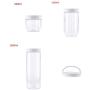 Xdodnev 1 Pcs Kitchen Transparent Food Storage Container with Lids Sealing Pot Cereal Grain Bean Rice Sealed Plastic Milk Powder Jar