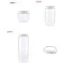 Xdodnev 1 Pcs Kitchen Transparent Food Storage Container with Lids Sealing Pot Cereal Grain Bean Rice Sealed Plastic Milk Powder Jar Xdodnev 1 Pcs Kitchen Transparent Food Storage Container with Lids Sealing Pot Cereal Grain Bean Rice Sealed Plastic Milk Powder Jar