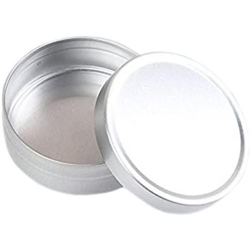 Aluminium Tin Empty Slip Slide Round Tin Containers for Lip Balm Makeup Face Cream Eye Shadow Jar Pot Bottle Pack of 5pcs (10ml)