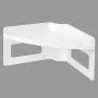 Organisateur de placards Kitchen mDesign – Plateau Tournant 2 Étages, Forme de Tarte, 1/4 de Tranche – Pour Conserver les Soupes, Pâtes, Thé, Café, Épices, Pots, Bouteilles, Boîtes – Blanc Organisateur de placards Kitchen mDesign – Plateau Tournant 2 Étages, Forme de Tarte, 1/4 de Tranche – Pour Conserver les Soupes, Pâtes, Thé, Café, Épices, Pots, Bouteilles, Boîtes – Blanc