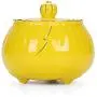 Ceramic Pottery Cereal Containers Canister Cookie Jar with Lids Large, Airtight Food Storage Containers Bins for Kitchen Pantry Organization Flour Rice Candy Bulk, 1L, 15x16cm (Color : Yellow) Ceramic Pottery Cereal Containers Canister Cookie Jar with Lids Large, Airtight Food Storage Containers Bins for Kitchen Pantry Organization Flour Rice Candy Bulk, 1L, 15x16cm (Color : Yellow)