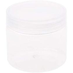 bjduck99 Wide Round Clear Food Storage Container Sealed Jar Box with Lid Kitchen Tool - 7.25.2cm