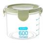 LUYANhapy9 Food Storage Sealing Can, Kitchen Transparent Spices Bean Tea Grain Clear PP Storage Box Jar with Airtight Seal Lid Blue 600ml