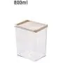 Bouteilles en Plastique Transparents, Récipients de Rangement Scellés Pack de 3 - D 800ml x 3 Bouteilles en Plastique Transparents, Récipients de Rangement Scellés Pack de 3 - D 800ml x 3