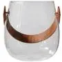 Unique Nordic Glass Storage Jar Bottle With Leather Handle Minimalist Desk Storage Bottle Organizer Flower Vase Container Decor,Low Unique Nordic Glass Storage Jar Bottle With Leather Handle Minimalist Desk Storage Bottle Organizer Flower Vase Container Decor,Low