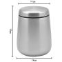 Cwg Airtight Coffee Canister, Stainless Steel Storage Container with 1 Measure Spoon