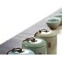 Cereal Containers Sealed Ceramic Tea Can, Travel Storage Tank Containers (color : A)