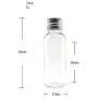 6 Pièces Flacons Transparents Voyage Réutilisables 10ml/15ml/20ml/30ml avec Couvercle Aluminium Argenté (30ml/ 1oz) 6 Pièces Flacons Transparents Voyage Réutilisables 10ml/15ml/20ml/30ml avec Couvercle Aluminium Argenté (30ml/ 1oz)