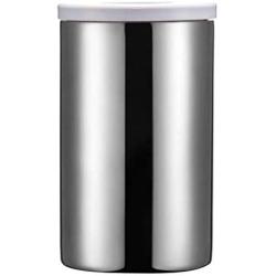 Canisters Kitchen Counter Stainless Steel with Lids - silvery