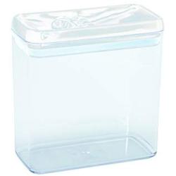 Novastyl 4036179 Aloe Stackable Clear Plastic Lid Pot 9 L White