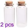 Glass Jars Bottles With Cork Stoppers4Pcs 3060MM 25ML Glass Bottles Wishing Bottle Empty Sample Storage Jars with Cork Stoppers Transparent