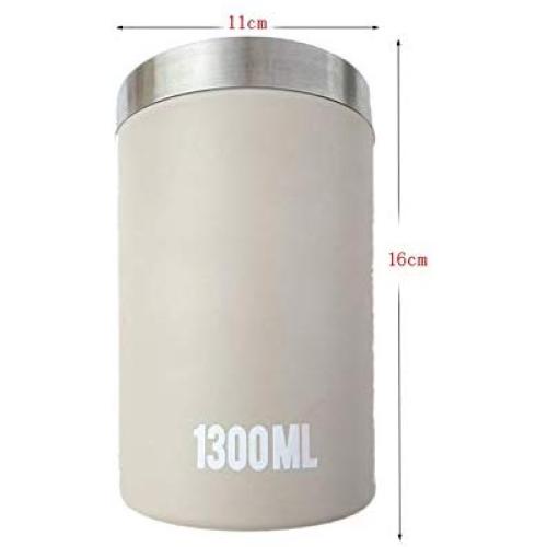 1300ML Sealed Storage Jar Jar Tank Box Seasoning Color Tea Coffee Sugar Square Box Case Househould Pepper Storage Bottle Kitchen