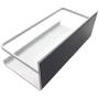 KOBWA Magnetic Storage Rack Wall Mounted Storage Organizer Shelf Spice Jar Rack for Home Kitchen Living Room Bathroom Absorption on Fridges and Metal Surfaces