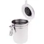 Aluminum Stash Jar With Hygrometer,Food Storage Container with Lids for Tea,Coffee,Snacks, Milk Powder,Beans Canisters.Flour Canister with Clear Acrylic Lid n Locking Aluminum Stash Jar With Hygrometer,Food Storage Container with Lids for Tea,Coffee,Snacks, Milk Powder,Beans Canisters.Flour Canister with Clear Acrylic Lid n Locking