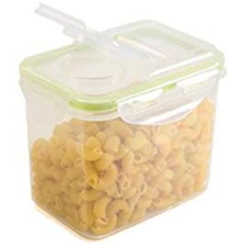 HUPLUE Kitchen Square Food Storage Containers Canister Pantry Organizer Jar Cereal Container Air Tight Canisters with Lids