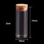| Storage Bottles & Jars | 15ml/25ml/30ml/35ml/40ml/50ml/60ml Small Test Tube with Cork Stopper Bottles Jars Vials DIY Craft 24pieces | by HUDITOOLS | 1 PCs