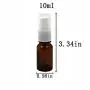 6PCS Flacons en Verre Répétables de 10ml avec Bouchon Plastique Blanc - Doseur Cosmétique/Maquillage pour Huile Essentielle, Shampoing, Bouteille Pressée d'Échantillons 6PCS Flacons en Verre Répétables de 10ml avec Bouchon Plastique Blanc - Doseur Cosmétique/Maquillage pour Huile Essentielle, Shampoing, Bouteille Pressée d'Échantillons