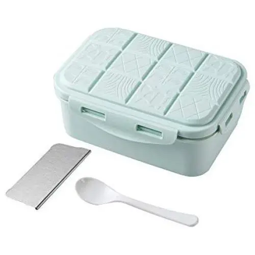 Boîte de Repas Isolée Portative LZRDZSW, Conteneur de Rangement Alimentaire Bento avec Pot à Fruits/Yaourt, Boîte de Rangement Alimentaire Couverte, Boîte Bento Parfaite pour Snacks et Repas Boîte de Repas Isolée Portative LZRDZSW, Conteneur de Rangement Alimentaire Bento avec Pot à Fruits/Yaourt, Boîte de Rangement Alimentaire Couverte, Boîte Bento Parfaite pour Snacks et Repas