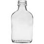 Viva Haushaltswaren Set of 60 Mini Glass Bottles 100 ml Flask with Screw Tops for Self-Filling with Filling Funnel Diameter 7 cm