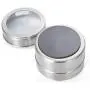LinzGTC - Gewürz- und Pfefferspender - 12er Set Klarer Deckel Edelstahl Spice Tin Jar Sauce Storage Container Jars Condiment - Shakers Stainless Houseen Jar Kitchen Box Spice Set Box Container Box