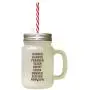 Brown Christmas SantaS Reinders Names Frosted Glass Mason Jar With Straw Brown Christmas SantaS Reinders Names Frosted Glass Mason Jar With Straw