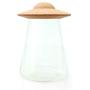 Suck UK SK STOREUFO1 UFO Food Containers with Lids | Cookie Jar | Glass Pantry Storage, One Size,