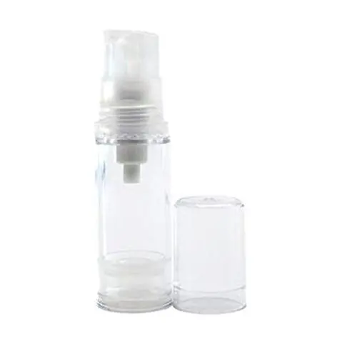 5PCS Clear Empty Portable Plastic Airless Vacuum Pump Cream Cosmetic Toner Lotion Bottle Perfume Jars Container Case For Travel Make Up Skin Care (5ML) 5PCS Clear Empty Portable Plastic Airless Vacuum Pump Cream Cosmetic Toner Lotion Bottle Perfume Jars Container Case For Travel Make Up Skin Care (5ML)
