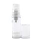 5PCS Clear Empty Portable Plastic Airless Vacuum Pump Cream Cosmetic Toner Lotion Bottle Perfume Jars Container Case For Travel Make Up Skin Care (5ML)