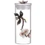 Bouteille à café Bouteille à thé Conteneur en émail de cristal d'orchidée pour le rangement de la cuisine 14 Oz / 400 ml Bouteille à café Bouteille à thé Conteneur en émail de cristal d'orchidée pour le rangement de la cuisine 14 Oz / 400 ml