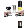 LQQGXLCondiment bottle, jar condiment storage box Oil Dispenser Olive Oil Vinegar Syrup Bottle Dispenser Glass Kitchen Pouring Glass Bottle