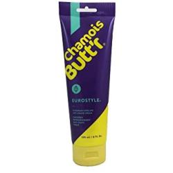 Chamois Buttr Eurostyle Anti-Chafe Cream, 8 ounce tube (ESCB8OZT)