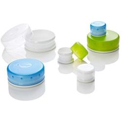 Humangear GoTubb, 3-Pack, Small (0.4oz), Clear/Green/Blue