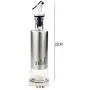 LQQGXLCondiment bottle, jar condiment storage box Spice jar oil dispenser stainless steel sauce tank storage container olive oil vinegar syrup bottle dispenser