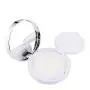 Boîte de Rangement Luxueuse Portable 15ml/0.5oz pour Poudre, CC Cream, Éponge à Fond de Teinte, avec Miroir (Blanc)