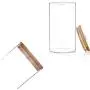 Bouteilles de Rangement en Verre XHHOME Large Bouche avec Couvercle en Bambou pour Thé, Café, Noix, Aliments, Boîtes de Rangement de Cuisine (950ML) Bouteilles de Rangement en Verre XHHOME Large Bouche avec Couvercle en Bambou pour Thé, Café, Noix, Aliments, Boîtes de Rangement de Cuisine (950ML)
