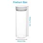 Cereal Storage Containers Dispenser Cookie Jar Plastic with Lids Airtight Bpa Free Large, Food Storage Containers for Kitchen Pantry Organization Canister Candy Bulk, 500mL/800mL/1.5L