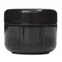 Houseables Schwarze Glasflasche für Lotion, 50 ml, 24 Stück, Kunststoff, BPA-frei, mit entfernbarer Innenmanschette und Deckel für Kosmetikproben & Cremes