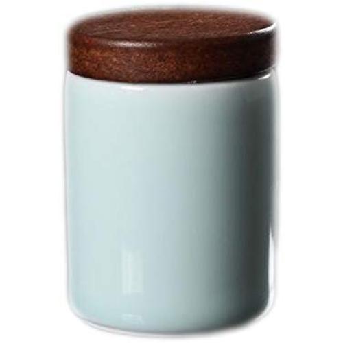 Östliche Majik Set 2 Tragbare Reise-Aufbewahrungs-Tee- und Zuckergläser Tee-Dosen - Blau