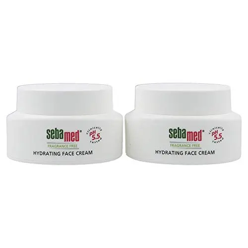 Sebamed Fragrance-Free Hydrating Face Cream Moisturizer Dermatologist Recommended for Normal to Dry Skin 1.7 Fluid Ounces (50 Milliliters) Set of 2, white Sebamed Fragrance-Free Hydrating Face Cream Moisturizer Dermatologist Recommended for Normal to Dry Skin 1.7 Fluid Ounces (50 Milliliters) Set of 2, white